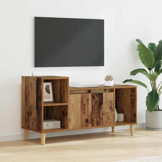 TV skap Gamle tre 100 x 35 x 55 cm Konstruert tre