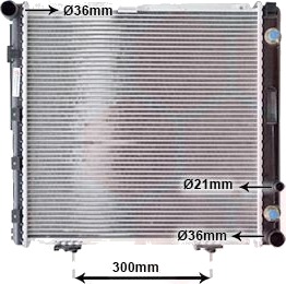 VAN WEZEL 30002148 Radiator motorkjøling VAN WEZEL 30002148 Radiator motorkjøling