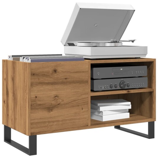 Plateskap artisan eik 84,5x38x48 cm konstruert tre