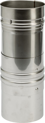 150 mm Metalbestos Omega teleskopisk lengde 140–330 mm