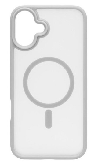 Linocell Hard Case Mobildeksel for Iphone 16 Plus Magsafe Hvit