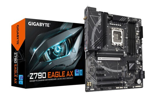 Gigabyte Z790 EAGLE AX Hovedkort ATX DDR5 Intel LGA1700 med PCIe 5.0 Gigabyte Z790 EAGLE AX Hovedkort ATX DDR5 Intel LGA1700 med PCIe 5.0
