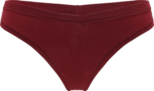 Organic Basics Flex Thong Burgundy M Organic Basics Flex Thong Burgundy M
