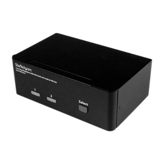 StarTech.com SV231DPDDUA2 Kvm Bryter svart