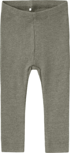 Name It Nbnkab ribb leggings til baby Dusty Olive