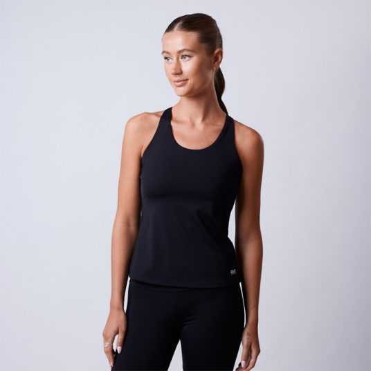 Cln Athletics Fuse Singlet 2 in 1 Topp Svart Small
