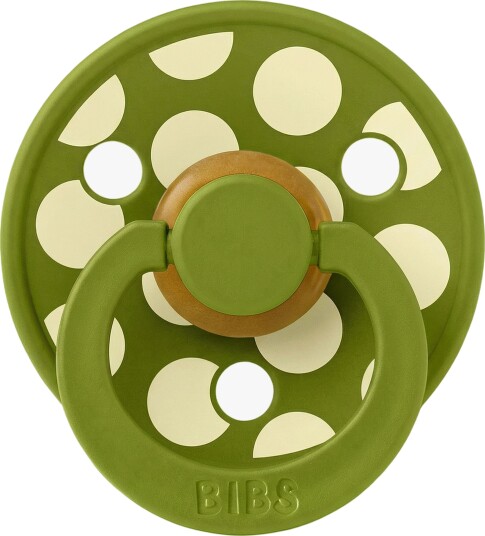 BIBS Studio Colour Smokk Polka Mega Lateks Str. 1, Wasabi/Luna