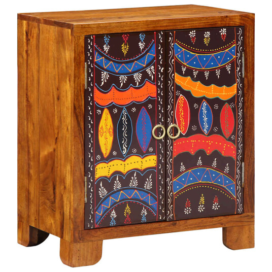 Skjenk flerfarget 50x35x60 cm heltre akasie Skjenk flerfarget 50x35x60 cm heltre akasie
