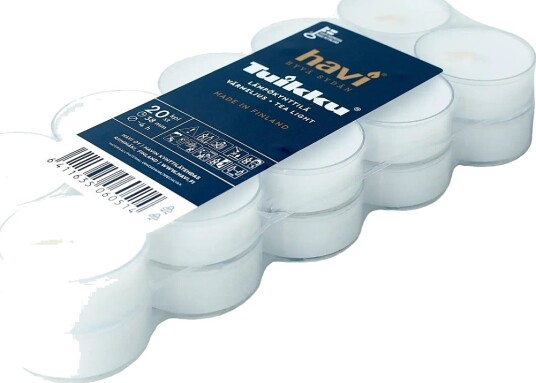 Havi Havi Tuikku Clear 20 Pack   White   H:28CM