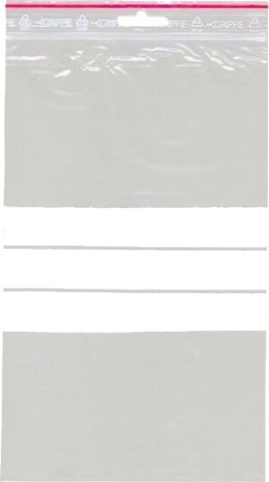 Lynlåspose Grippie 50 Μm 150 X 250 Mm Ld Pe Transparent Med Skrivefelt Lynlåslukning Pakke A 1 Lynlåspose Grippie 50 Μm 150 X 250 Mm Ld Pe Transparent Med Skrivefelt Lynlåslukning Pakke A 1