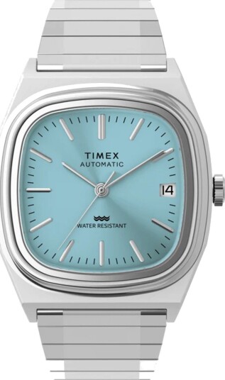 Timex 1983s Automatic Reissue 34mm Ice Blue Dial