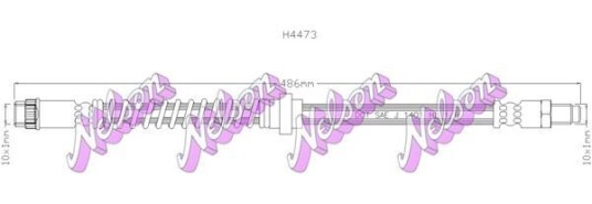 Bremseslange KAWE H4473 Bremseslange KAWE H4473