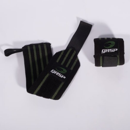 Hardcore Wrist Wraps Black/Green / OS