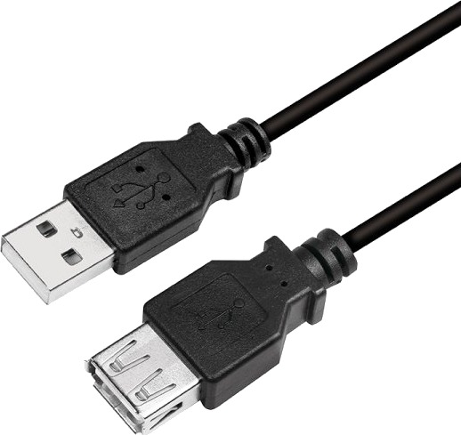 Logilink Cu0011b 3 M Usb A Usb A Usb 2.0 0,48 Gbit/S Sort