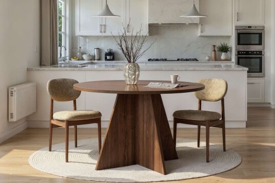 Zalen Spisebord 120 cm - Valnøtt