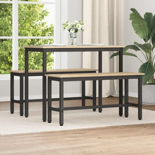 vidaXL Spisebenk Sonoma eik 100 x 32,5 x 48,5 cm vidaXL Spisebenk Sonoma eik 100 x 32,5 x 48,5 cm