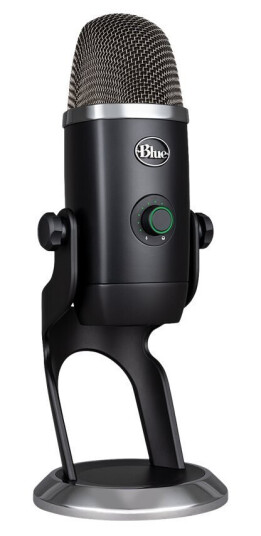Blå Mic Yeti X USB Microphone for Windows PC and Mac - Blackout