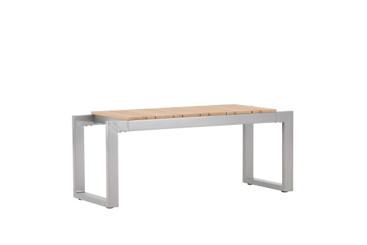 Venture Design Zenia benk Mørkgrå/natur 100 x 38 cm Grå Venture Design Zenia benk Mørkgrå/natur 100 x 38 cm Grå