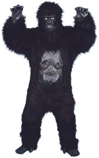 Smiffys Vill Gorilla Deluxe Karnevalkostyme One size Smiffys Vill Gorilla Deluxe Karnevalkostyme One size