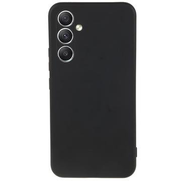 Samsung Galaxy A34 5G Mot Fingeravtrykk Matte TPU-deksel Svart