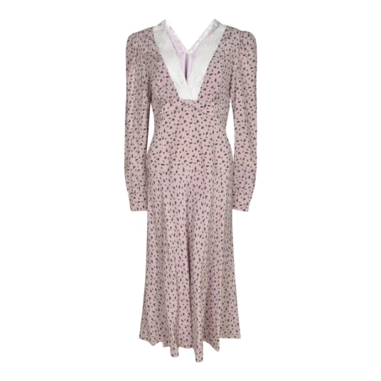 Alessandra Rich Dame Kjoler Lilla S, Alessandra Rich Dame Kjoler Lilla S,