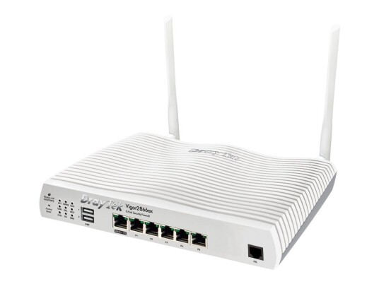 Draytek Vigor 2866Ax Wi-Fi 6 Ruter med G.fast og 6-Porters Svitsj Draytek Vigor 2866Ax Wi-Fi 6 Ruter med G.fast og 6-Porters Svitsj