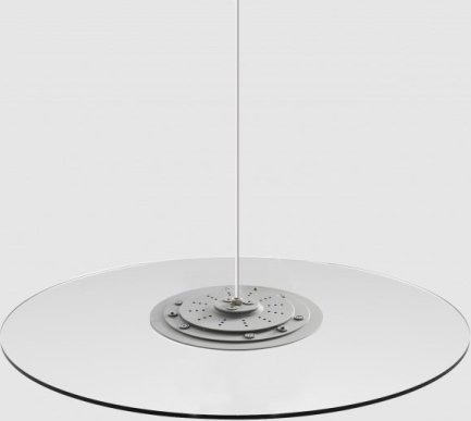 Hengelampe Bestservice Lumax Disc Lor3060c Moderne Pendellampe 30W Led Hvit