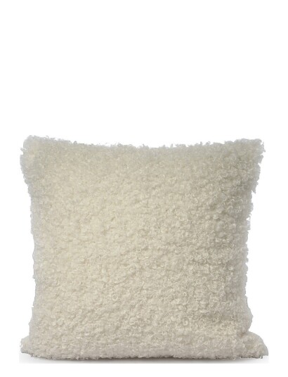 Ceannis Curly Lamb Fake Fur 50X50Cm White Ceannis WHITE 50X50CM