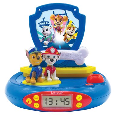 LEXIBOOK Paw Patrol Projection Alarm Clock