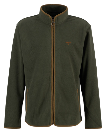 Barbour Harwood Zip Thru Fleece Olivengrønn Herre