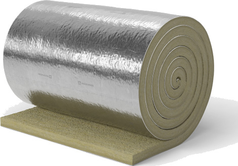 Rockwool Prolit Lamelmåtte 20x1000x10000mm Alu Folie Rockwool Prolit Lamelmåtte 20x1000x10000mm Alu Folie