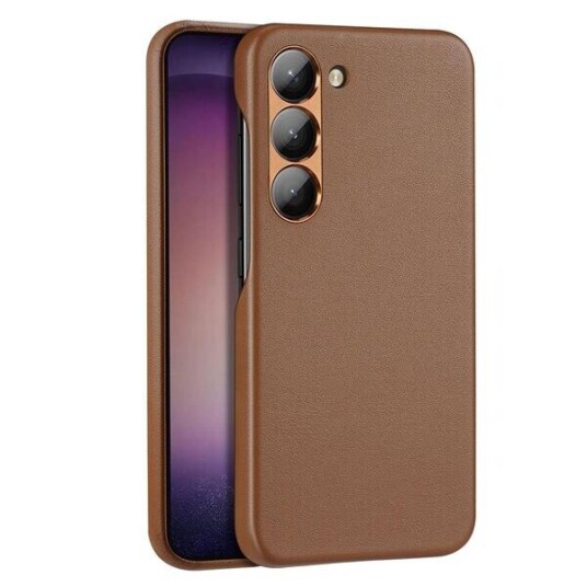 Dux Ducis Samsung Galaxy S23 Plus Deksel Grit Series Brun