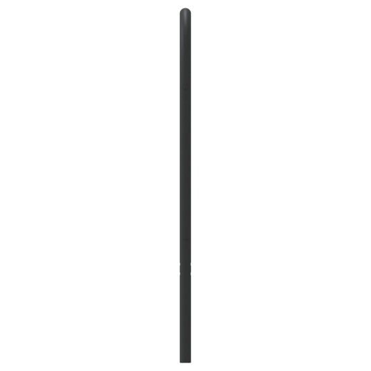 vidaXL Sengegavl i metall svart 75 cm