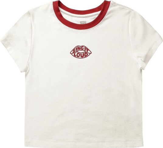Levi"s® Gr Essential Baby Tee Sing It WHITES L Levi"s® Gr Essential Baby Tee Sing It WHITES L