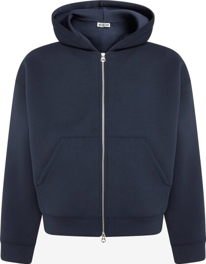 Weekday Simon Scuba Zip Hoodie   NAVY   XS