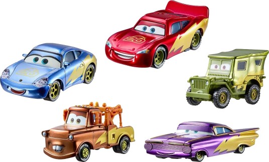 Biler Disney And Pixar Cars Race To Celebrate 20Th Anniversary Radiator Springs 5-Pack Multi/patterned ONE SIZE Biler Disney And Pixar Cars Race To Celebrate 20Th Anniversary Radiator Springs 5-Pack Multi/patterned ONE SIZE