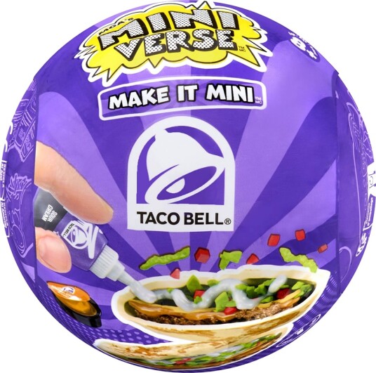 MGA"s Miniverse Lag det Mini - Tacoer Bell Serie 1 - Asst. - MGA"s Miniverse - OneSize - Leketøy - Lilla