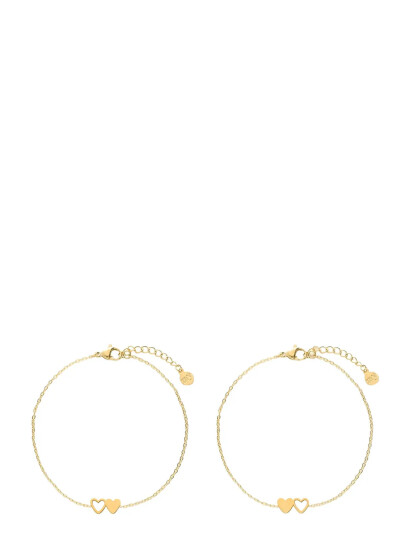 My Jewellery Bracelet Besties 2 Hearts   Gold   