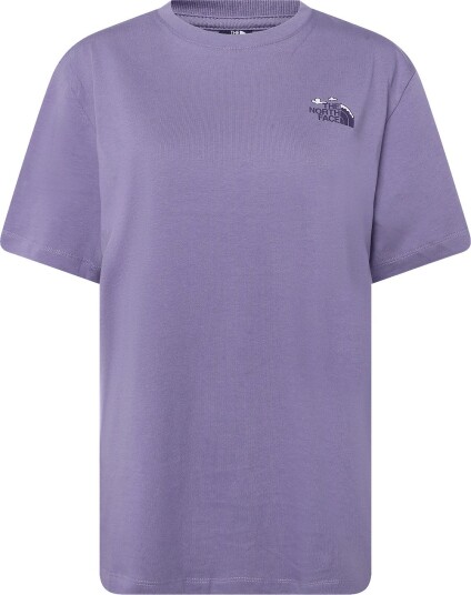 The North Face U Nat High Society Rlx Ss Tee Graphic Purple M