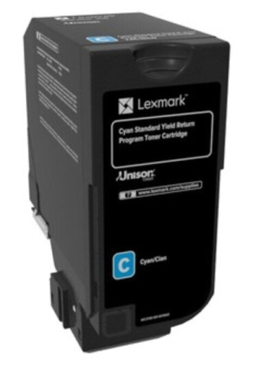 Lexmark CS 720 C return Toner - 74C2SC0 Original - Cyan 7000 sider Lexmark CS 720 C return Toner - 74C2SC0 Original - Cyan 7000 sider