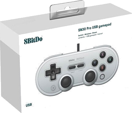 8BitDo SN30 Pro USB Gamepad Gray Edition