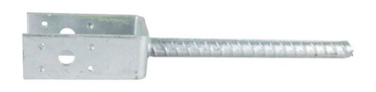 ESSVE 951615 Stolpesko 4 mm, type U, forsinket 45 x 40 x 102,5/200 mm