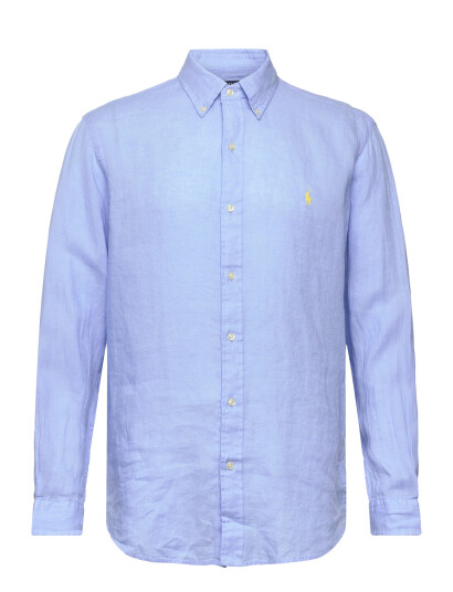 Polo Ralph Lauren Custom Fit Linen Shirt Blue M