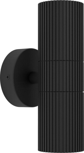 Utvendig vegglampe Tomelloso med 2 lamper Sort