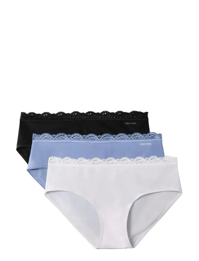 Calvin Klein Hipster 3Pk   Black   XS