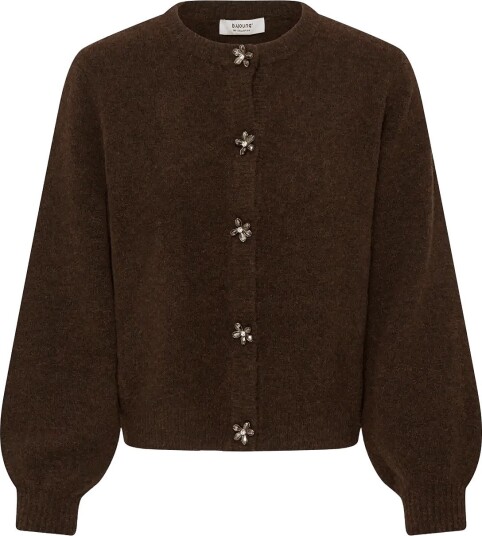 b.young Byomea Deco Cardigan 2   JAVA MELANGE   XL
