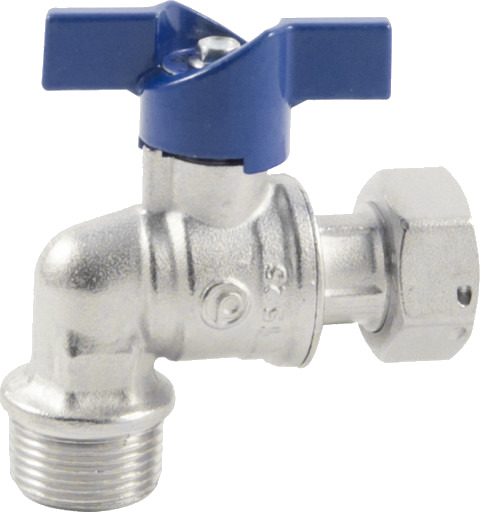 PETTINAROLI 209B/1 kuleventil/T håndtak 3/4x3/4 vinkel oml/nip t/van
