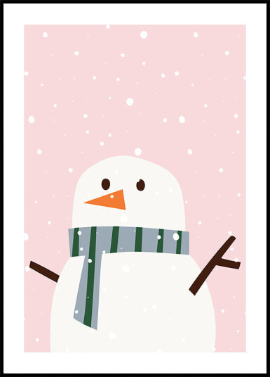 Schneemann Plakat Plakat / 50x70cm Schneemann Plakat Plakat / 50x70cm