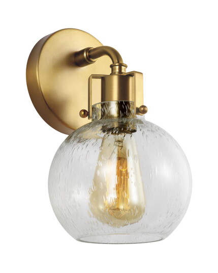 Visual Comfort Clara 1   Light Sconce Brass