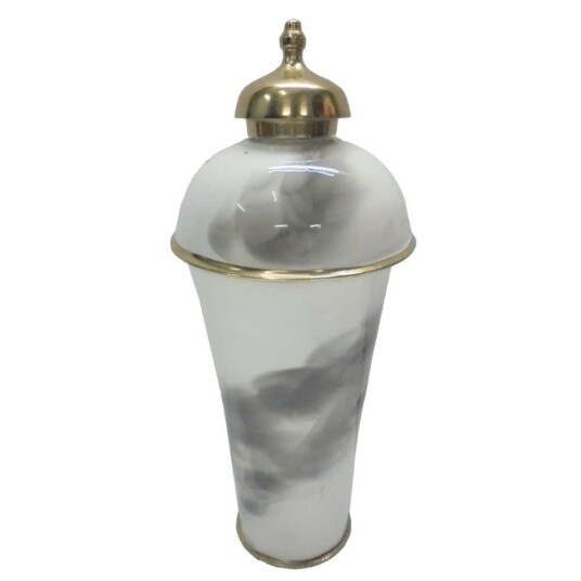 Dkd Home Decor Vase Dkd Home Decor Gyllen Aluminium Flerfarget Jern Moderne (17 X 17 X 41 Cm)